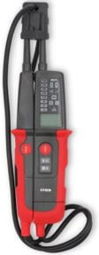 Stier Profi Spannungs- und Durchgangsprüfer 6V-1000V AC/DC 2polig CAT III 1000V CAT IV 600V in Rot - Bild 1