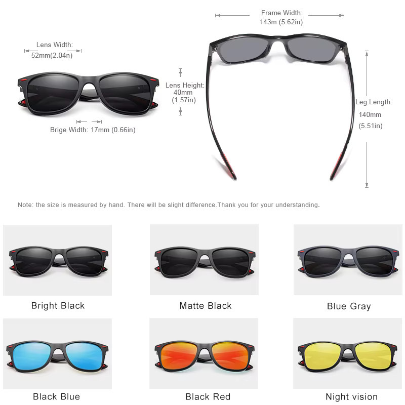 Kingseven Sportsonnenbrille, Square, Vollrand, Kunststoff, Black, Unisex, polarisiert - Bild 2
