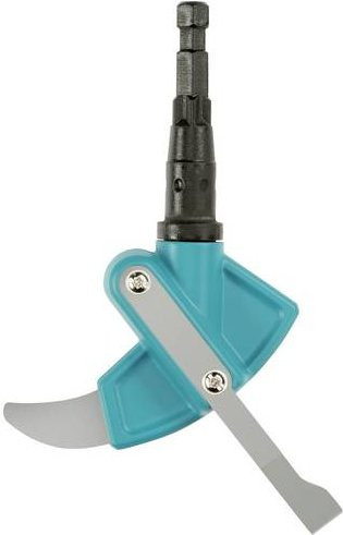 GARDENA Combisystem 2in1 Fugenkratzer mit Edelstahl-Messer in Türkis Schwarz Grau - Bild 1