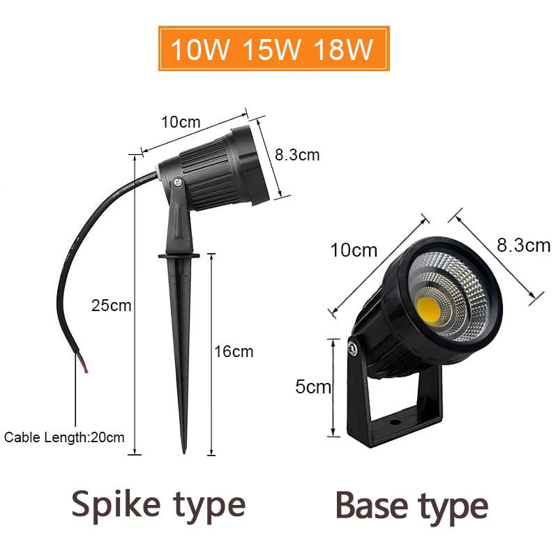 4er Set Teetealy LED Gartenstrahler mit Bodenstecker in Warmweiß für Terrasse und Garten - Bild 4