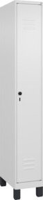 C+P Spind Classic PLUS Garderobenschrank mit 1 Abteil, Farbe: Anthrazit, H x B x T: 195 x 30 x 50 cm - Bild 1