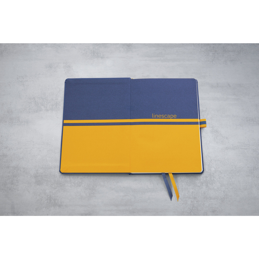 Sigel Wochenkalender Linescape 2027 A5 mit Hardcover in Blau-Gelb - Bild 3