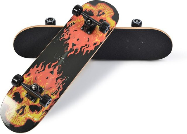 Moni Kinder Skateboard Lux 3006 schwarz - Bild 1
