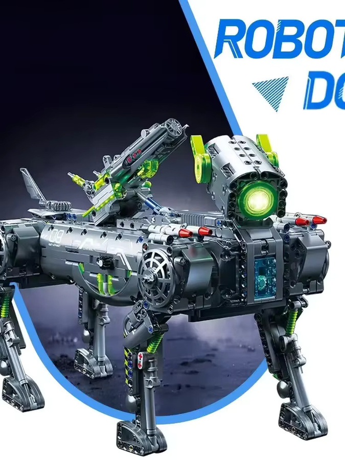 KAVOWORLD Futuristischer Roboterhund, Modellbausatz, 1609 Teile - Bild 7