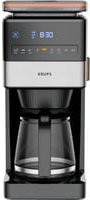 Krups Grind Aroma XL KM8428 Glas Filterkaffeemaschine mit Mahlwerk und Display in Schwarz und Silber - Bild 3