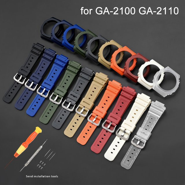 Casio Uhrenarmband-Gehäuse-Lünette, Kunststoff, Schwarz, Herren - Bild 1