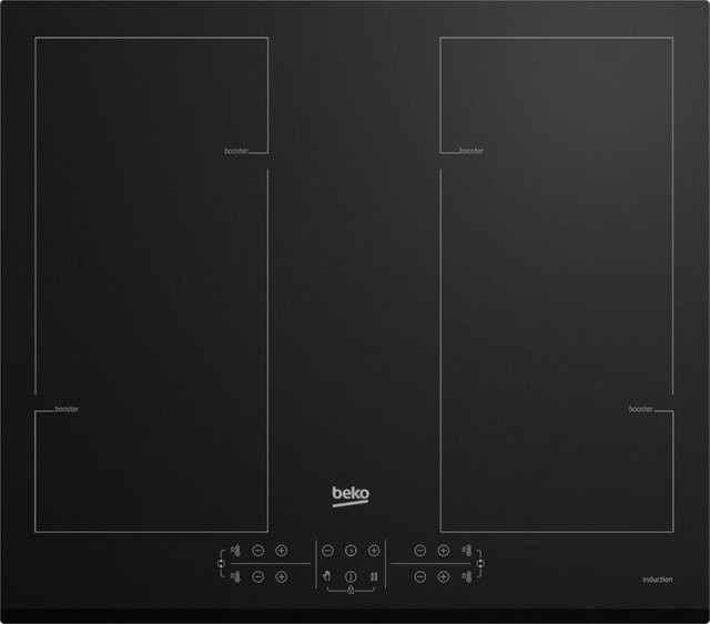 Beko Induktionskochfeld HII64206F2MT schwarz Einbaukochfeld aus Glas - Bild 1