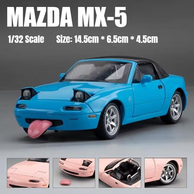 Linyi toy car Mazda Mx-5 Miniatur, Modell, 1:32, Sound & Licht, ab 14 Jahren - Bild 1