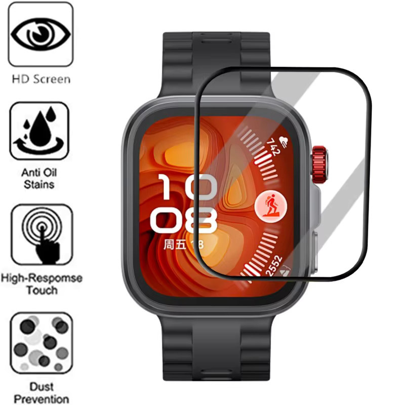 CAOWTAN Displayschutz für Huawei Watch Fit 4/Fit 4 Pro, Silikon, transparent - Bild 2