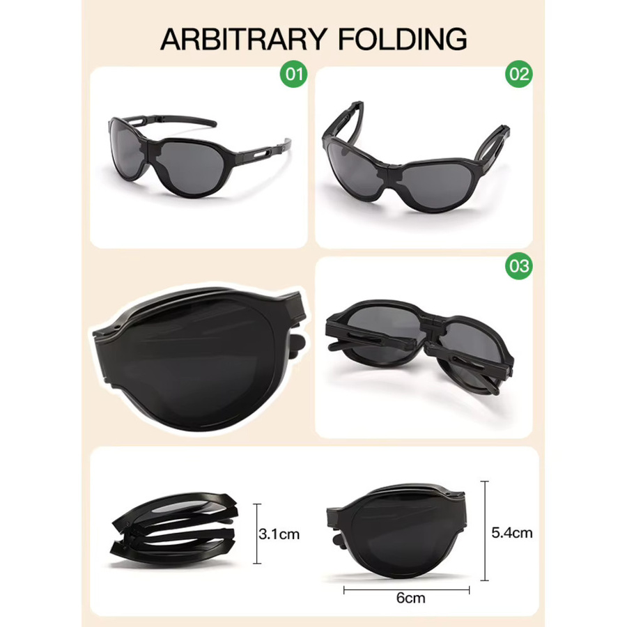 ZUXUB Sonnenbrille für Kinder, Vollrand, Kunststoff, black - Bild 1
