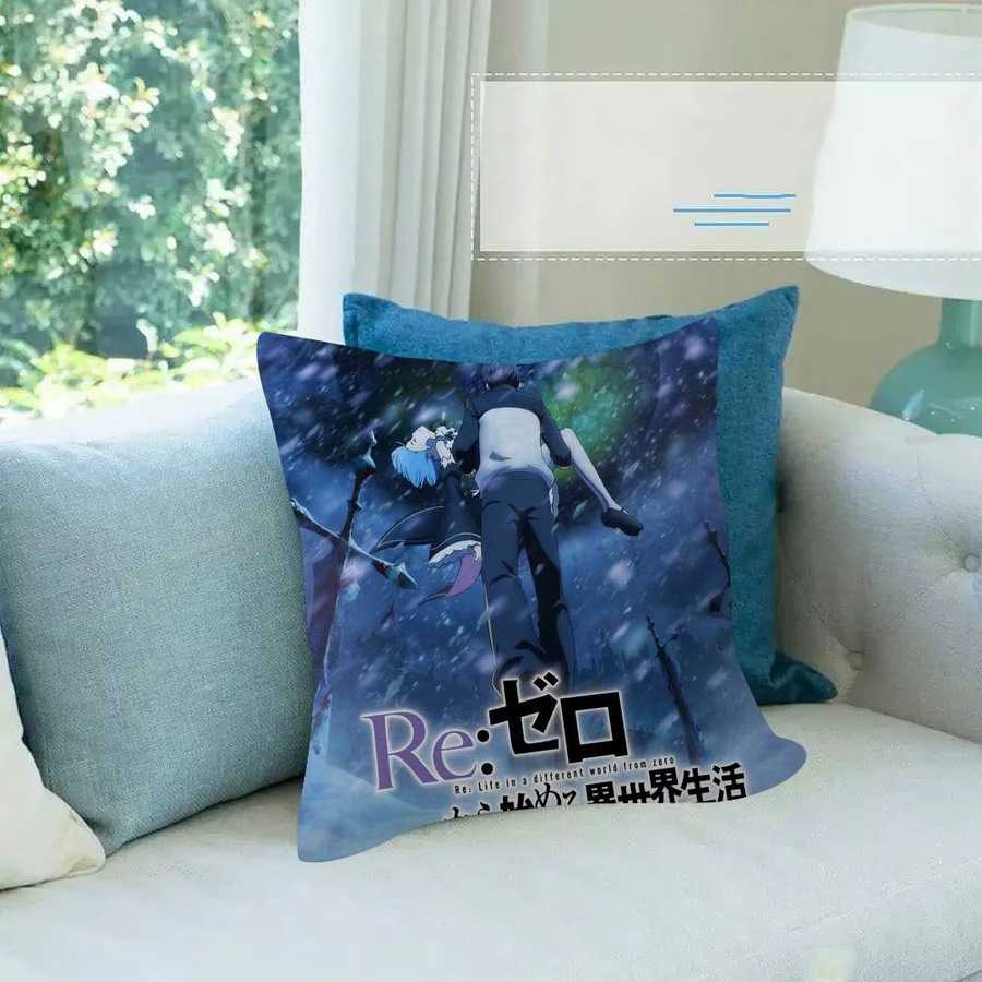 Re Zero Anime Kissenbezug quadratisch für Sofa und Bett - Bild 5