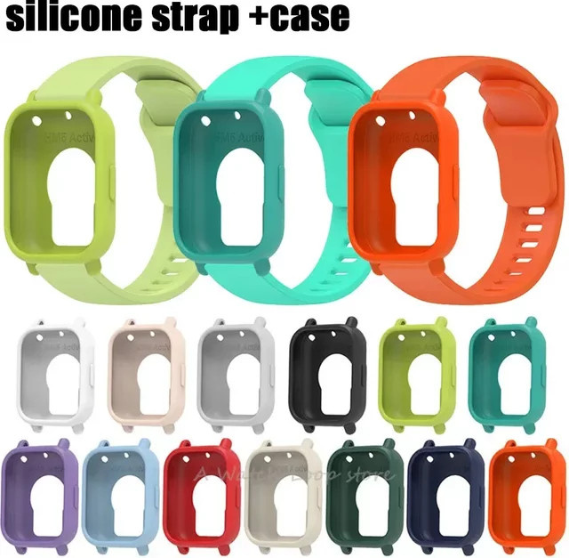 CAOWTAN Silikonhülle und Armband für Redmi Watch 5 Lite / 5 Active - Bild 1