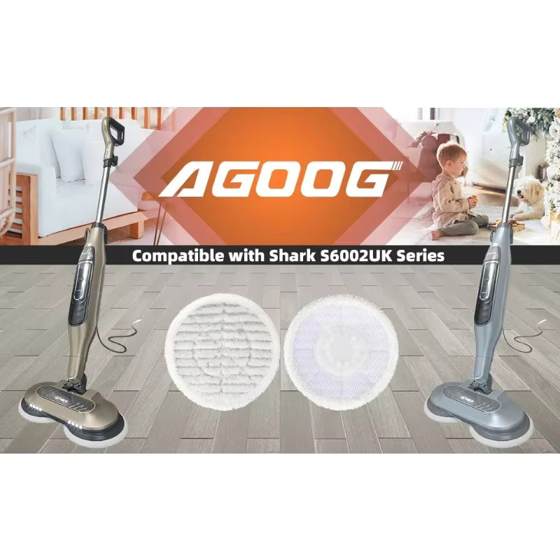 10 Stück Shark Ersatz-Dampfmopp-Pads für S7001, S7201, S7000, S7000AMZ, S7001TGT, Modell XKITP7000 - Bild 2