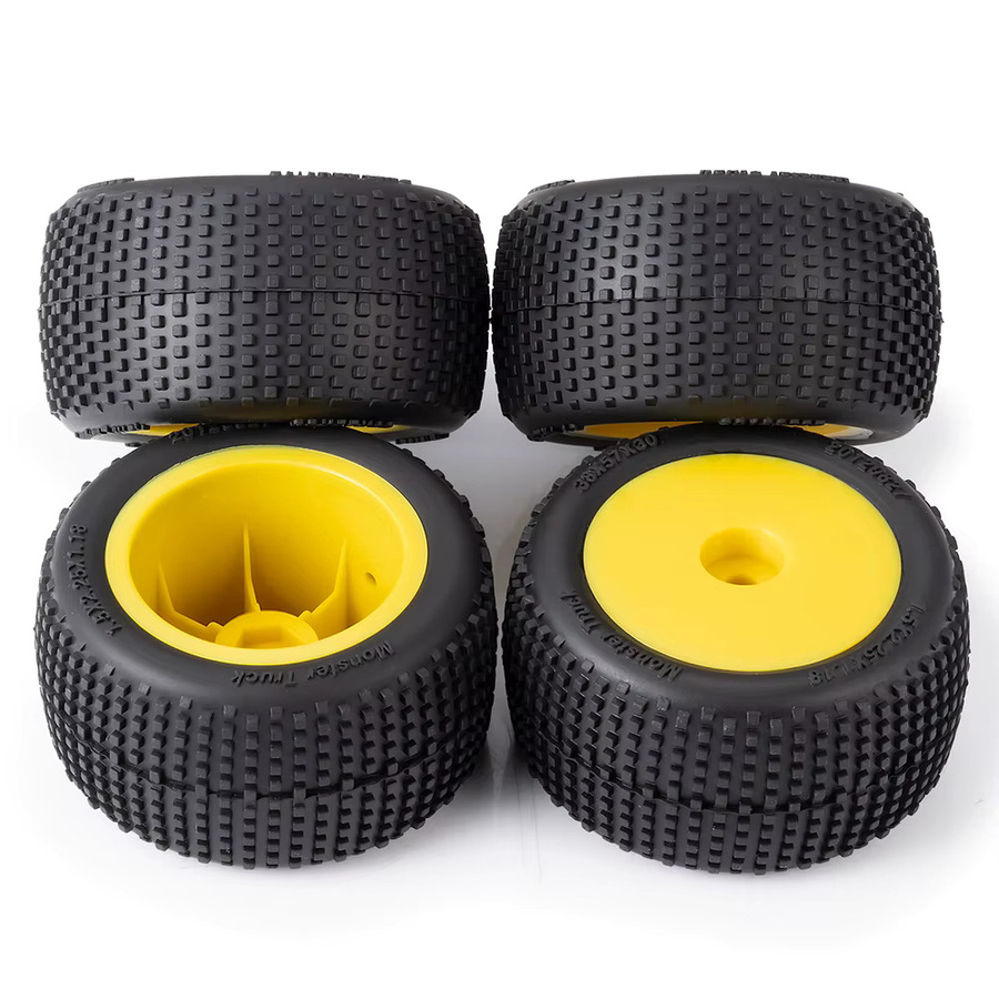YEAHRUN Räder Felgen mit Gummi Reifen, 4-teiliges Set, 1:18 - Bild 5