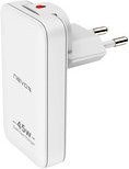 Nevox 45W Dual Slim USB-C GaN Ladegerät in Weiß - Bild 1