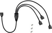 Inter-Tech RGB-Verteiler 3-fach Y-Kabel in Schwarz - Bild 1