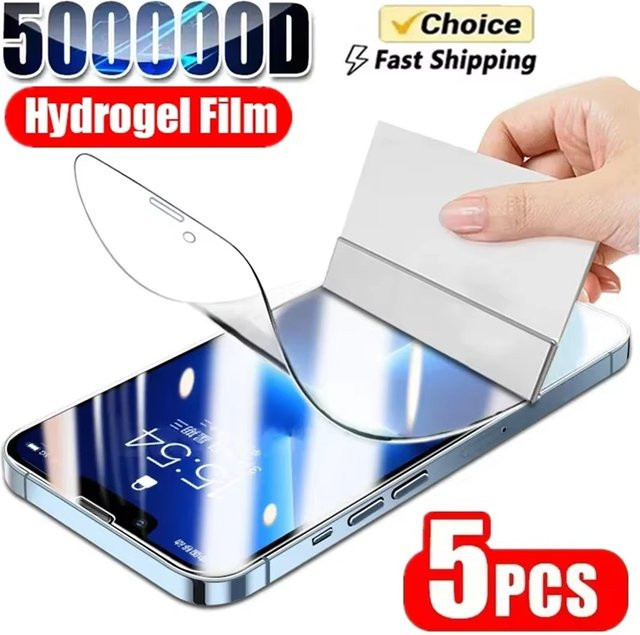Xiaomi Hydrogel Display Schutzfolie Full Cover HD Klar für Poco X6 Pro, X5 5G, F5 5G, M6 Pro, C65, X6, F6 - Bild 1