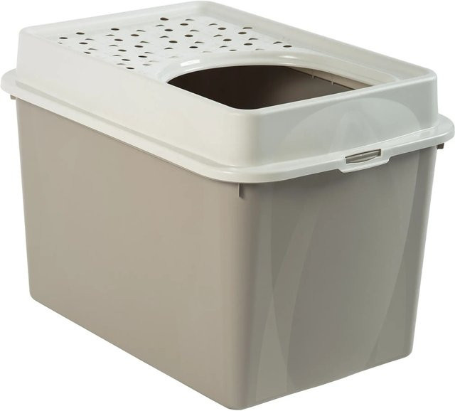 Rotho Katzentoilette Eco Berty Oben Offen in Cappuccino/Beige - Bild 1