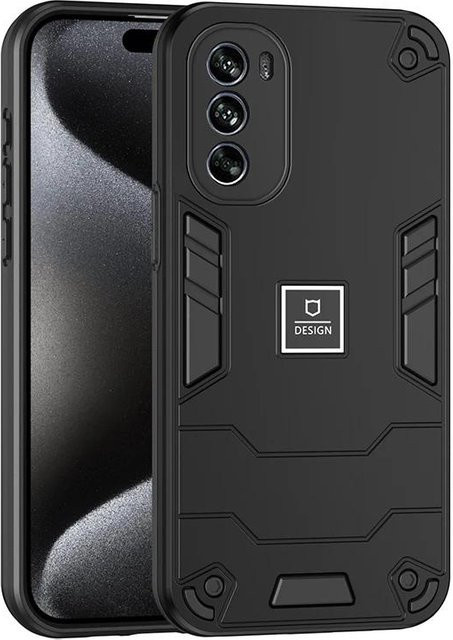 Magnetische und stoßfeste Rüstung Handyhülle für Motorola Moto G41 G42 G62 G72 G73 G82 G84 G71S in Schwarz - Bild 1