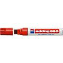 edding Permanentmarker 850 mit Keilspitze in Rot - Bild 4