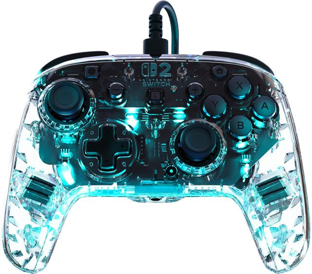 Turtle Beach Afterglow Controller für Nintendo Switch, Transparent, mit USB-C und 3,5 mm Klinkenanschluss - Bild 1