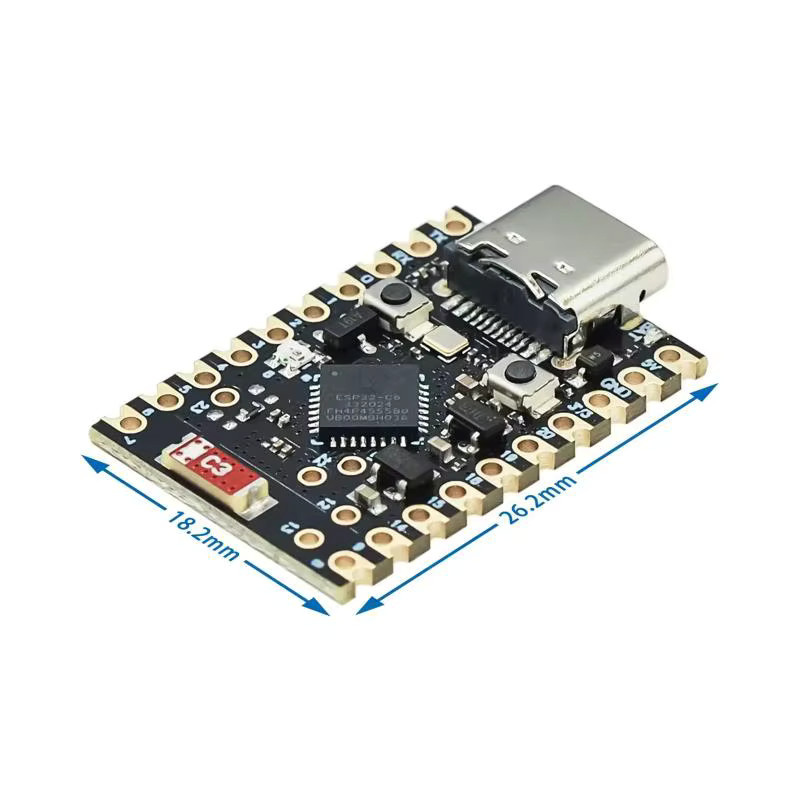 eelhoe ESP32-C3 SuperMini Entwicklungsboard Mikrocontroller mit Wi-Fi und Bluetooth in Schwarz - Bild 2