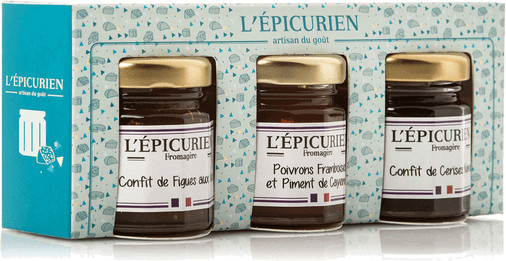 L’Épicurien Trio Confit Rund um Käse 3 x 50 g - Bild 1
