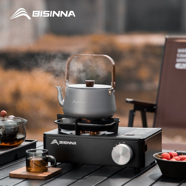 BISINNA Camping-Wasserkocher aus Aluminiumlegierung, 1,1 l - Bild 1