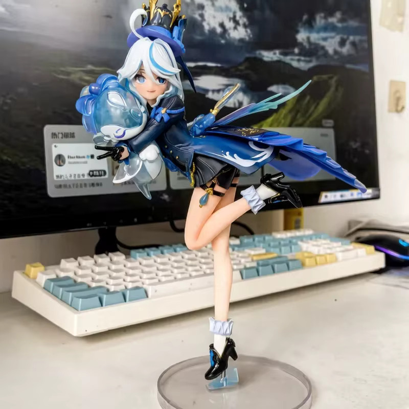 Bandai Genshin Furina Actionfigur, Kunststoff, Blau - Bild 2