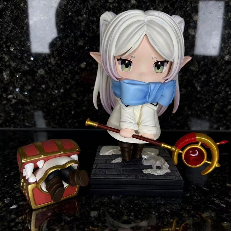 Yiran toy 1 Frieren: Beyond Journey's End Chibi-Figur Winter-Version Mimic Chest Anime Sammelfigur ab 14+y - Bild 2