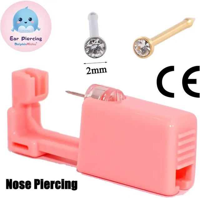 Nasenstecker Piercing-Pistole, 316l chirurgischer Stahl, Edelstahl, Unisex - Bild 1