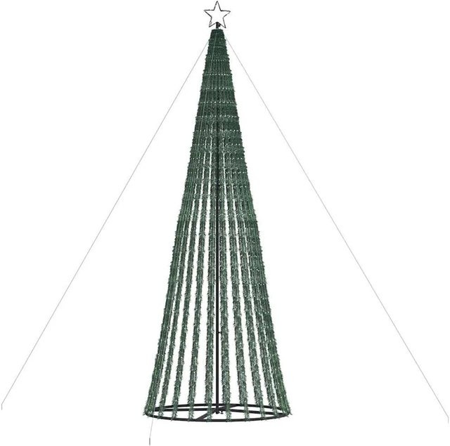vidaXL LED Weihnachtsbaum mit 1028 LEDs in Kaltweiß, Höhe: 403 cm - Bild 1