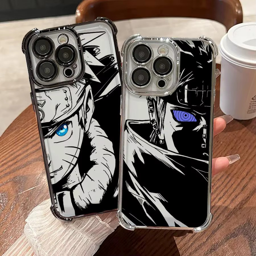 Naruto und Pain Handyhülle für Apple iPhone 17 Pro Max 16 15 14 13 12 Plus XS XR in Multicolour - Bild 2