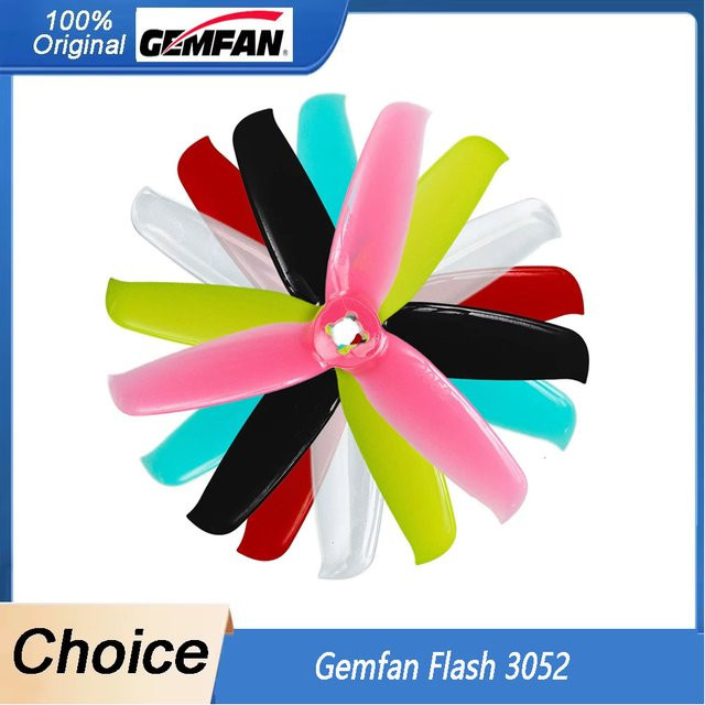 Gemfan Flash 3052, 3-Blatt-PC-Propeller, 4 Paar - Bild 1