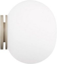 Flos Glo Ball Mini C Wandleuchte und Spiegelleuchte in Weiß mit Glaskugel - Bild 1