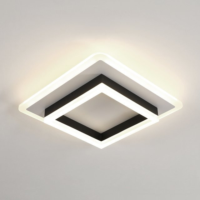 Viereckige LED-Einbauleuchte für Deckenmontage, 30W, Neutralweiß 4000K, Weiß - Bild 1