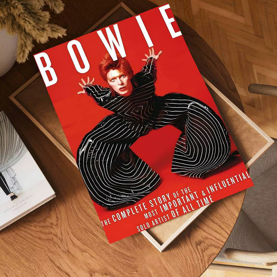 Potdemiel Retro Musiker David Bowie Vintage Sticky Poster für dein Zuhause oder Café - Bild 3
