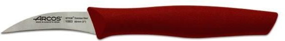 Arcoroc Mondador Paring Knife mit Schutzhülle, Edelstahl, Farbe Rot, Klingenlänge: 6 cm - Bild 1