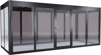 SunElements Gewächshaus Modern 5.2 in Silber, B/H/T: 548 x 229 x 233 cm, UV-beständig und winterfest - Bild 1