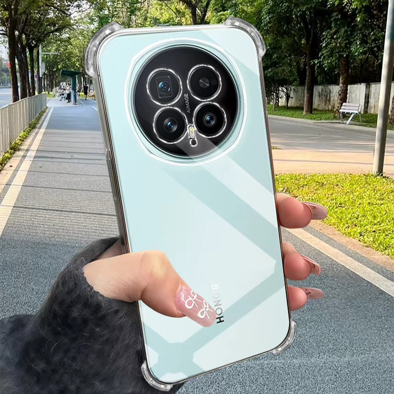 Transparente und bruchsichere Handyhülle für Honor Magic 8, 7, 6, 5 und 4 Pro Lite mit TPU-Rückseite - Bild 5