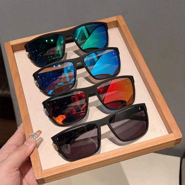 ERIKOLE Sonnenbrille, square, Unisex, Vollrand, Kunststoff, black - Bild 1