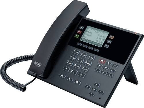 Auerswald COMfortel D-110 VoIP-Telefon mit Freisprechfunktion und Rufnummernanzeige in Schwarz - Bild 1