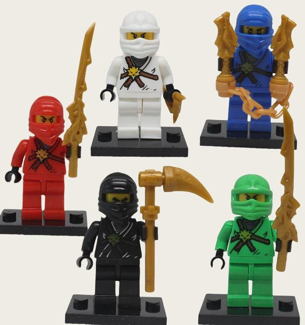 Duke King Minifiguren Puppen Bausteine, Schwarz, ab 4 Jahren - Bild 1