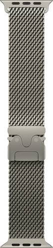 Apple Watch Milanaise Loop Armband, Titan, 49 mm, Natur - Bild 1