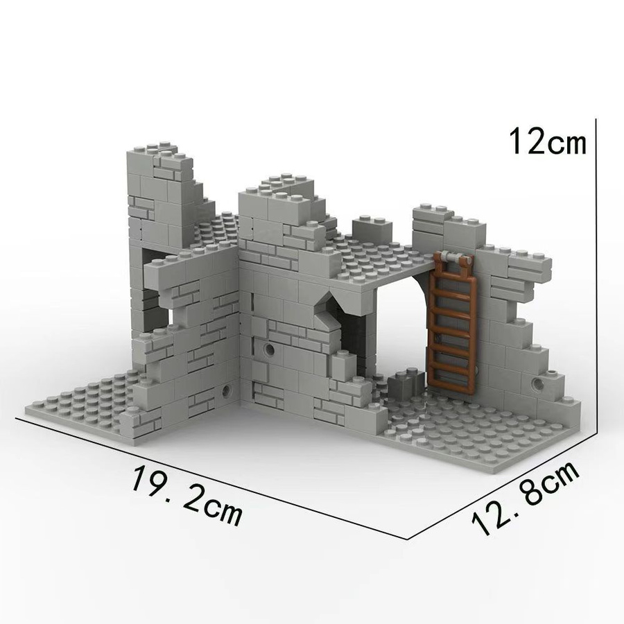 Linyi toy Zweiter Weltkrieg Militärbasis Bunker Bausatz graue - Bild 2