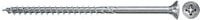 Fischer Spanplattenschraube Power-Fast II mit Senkkopf und Pozidriv-Antrieb, verzinkt, Farbe: Silber/Blau, Durchmesser: 6,0 mm, Länge: 120,0 mm - Bild 1