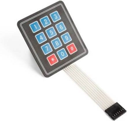 Whadda WPI300 Folientastatur mit Membran-Technologie in Schwarz - Bild 1