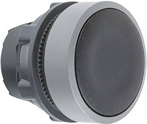 Schneider Electric ZB5AA2C0 Drucktaster-Frontelement aus Kunststoff in Schwarz und Grau mit IP69K Schutzart - Bild 1