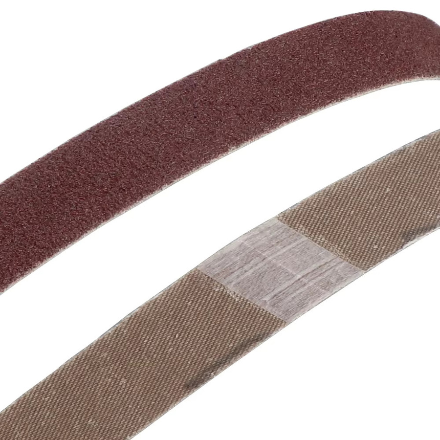 Schleifbänder für Bandschleifer zum Polieren und Schleifen, Braun, B: 20 mm, L: 520 mm - Bild 3