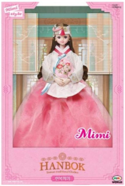 MIMI WORLD Hanbok Puppe Barbie Dongbaek Yoochae Korea, Grau - Bild 1